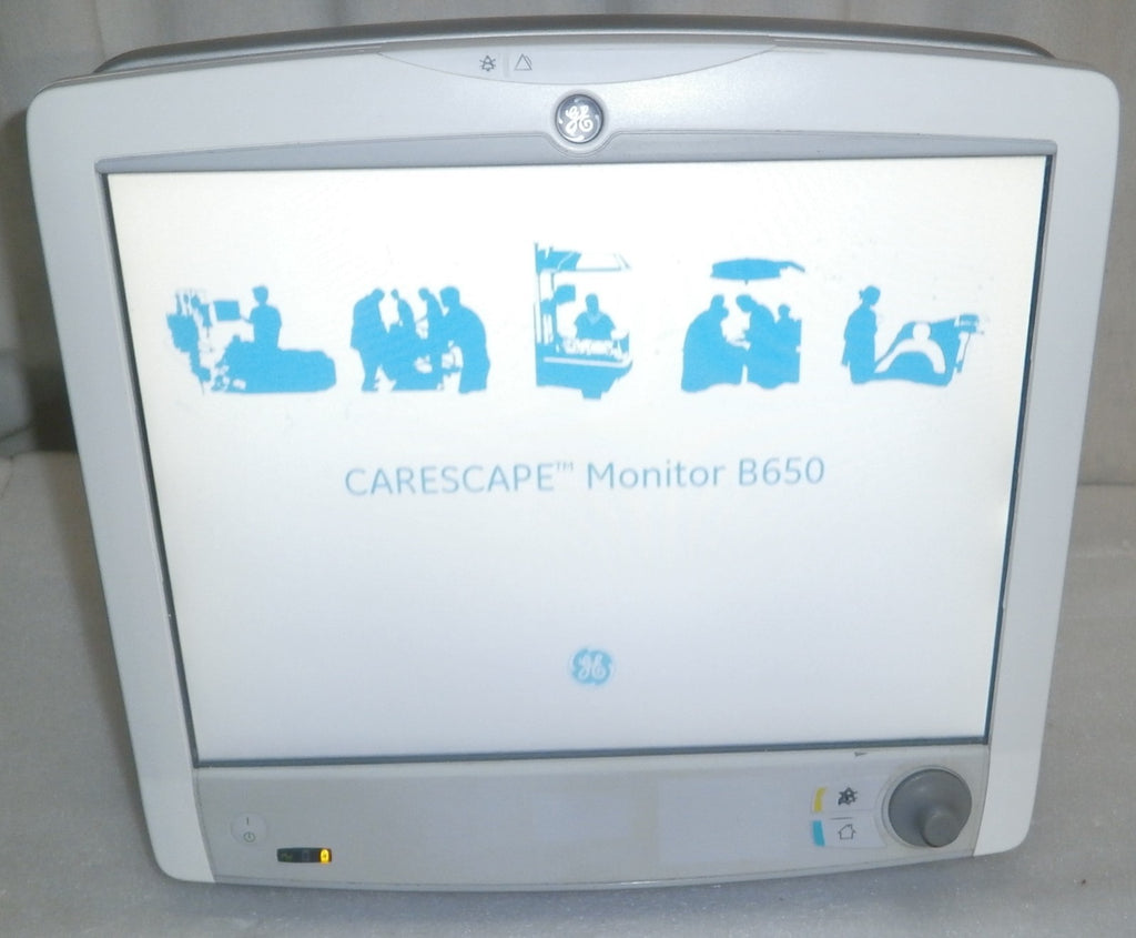 GE Healthcare CARESCAPE B650 Monitor 6ICU 6NIC