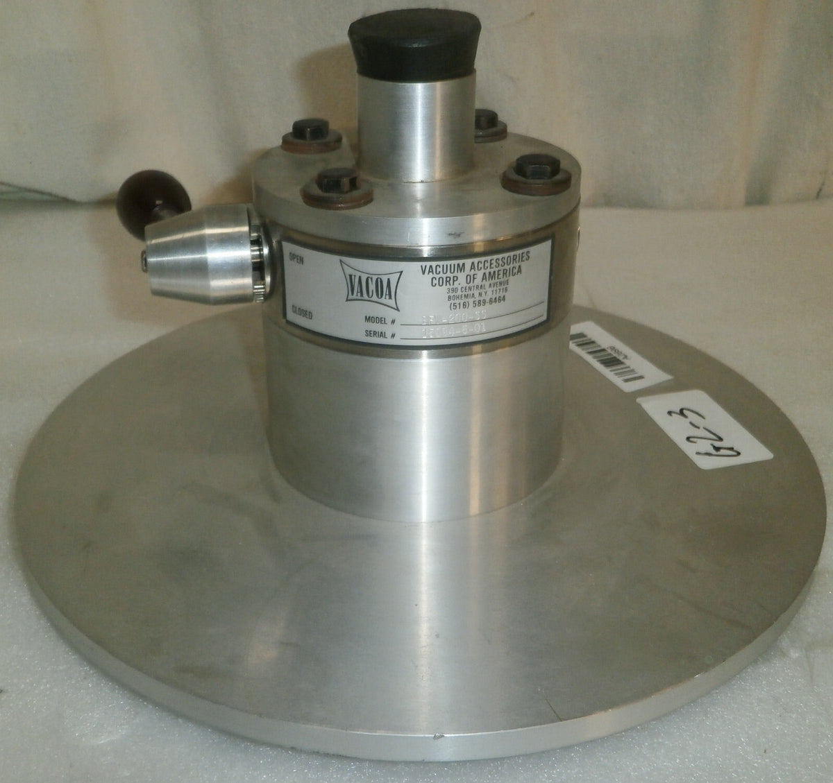 VACOA Vacuum Control Valve BFV-200-SS