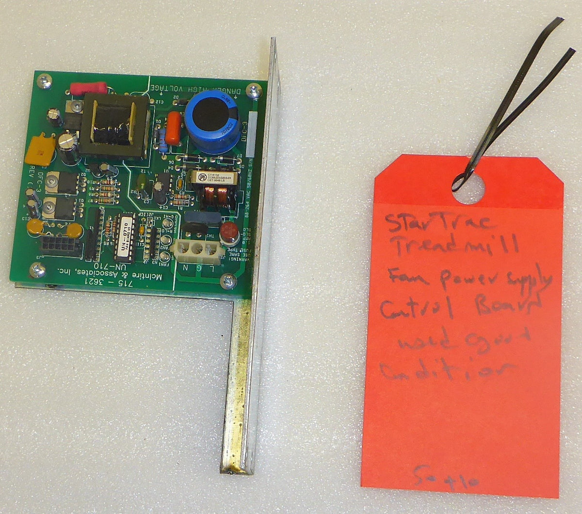STAR TRAC TREAD MILL POWER SUPPLY CONTROL BOARD 715-3621 USED GOOD CONDITION