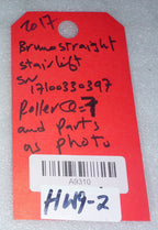 2017 BRUNO STRAIGHT STAIR LIFT 17100330397 ROLLERS Q=7 AS ONE LOT WITH CABLE