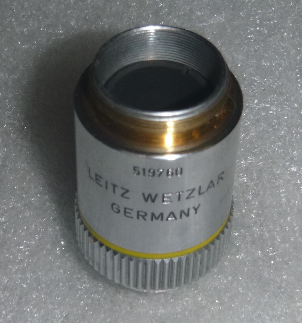 Microscope lens Leitz Wetzlar Germany 519760 160/- EF 10/0.25
