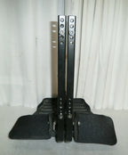 QUICKIE QM-710 WHEELCHAIR FOOTREST VERY GOOD CONDITION WITH BOLTS AS PHOTO