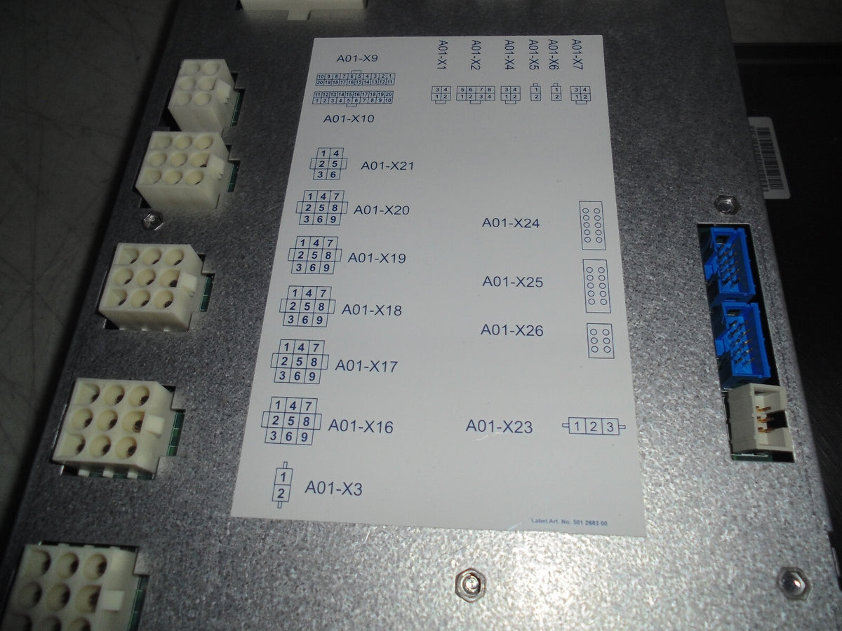 ARJO GETINGE SP6000 CONTROL PANEL 501 26 8400 REF F USED