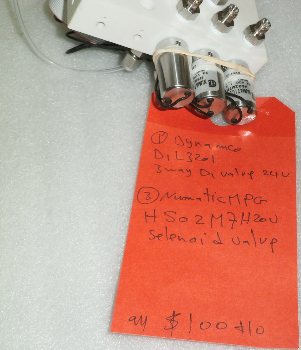 DYNAMCO D1L3201 3-WAY VALVE 24V + NUMATIC MPG HS02M7H20V SELENOID VALVE