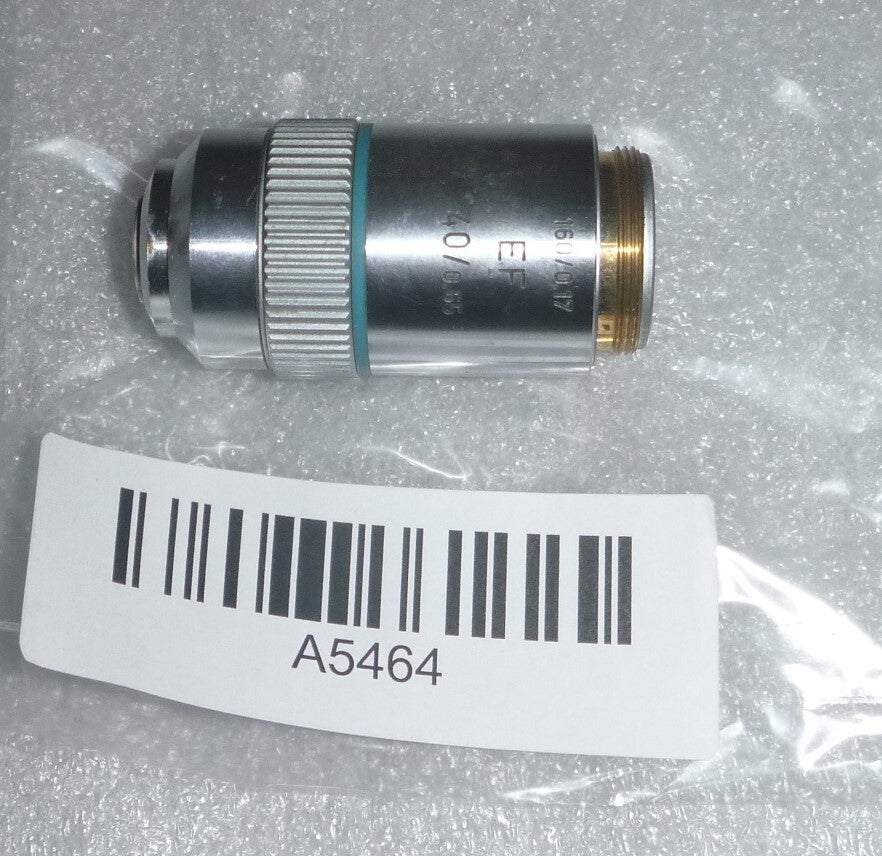 LEITZ WETZLAR GERMANY 519762 EF 40/0.65 160/0.17 MICROSCOPE OBJECTIVE
