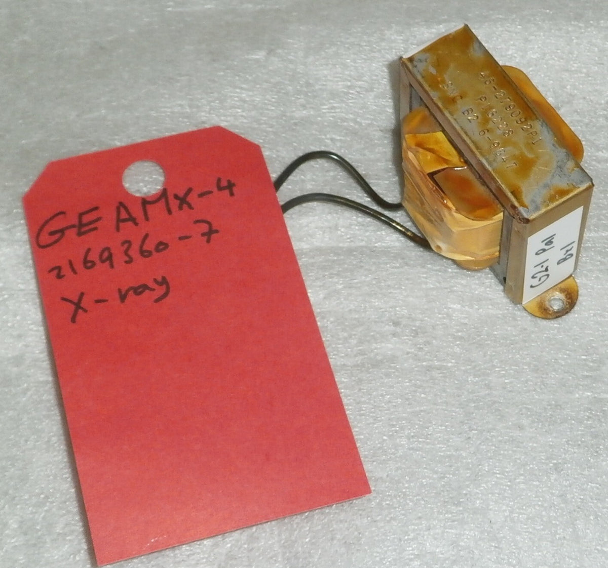 GE AMX-4 2169360-7 XRAY PART 46-279092P1 P16228, SNC B2 6-9647 USED VERY GOOD