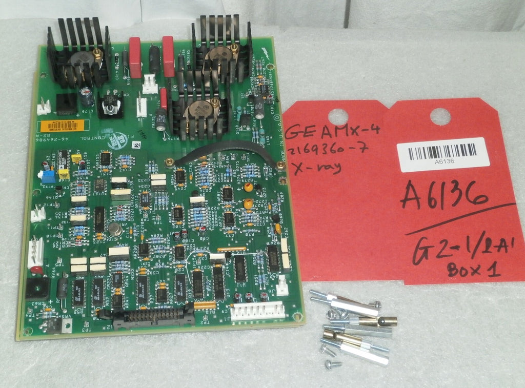 GE AMX-4 46-264986-G2-A CONTROL BOARD DRIVER & DRIVER BOARD 46-288764 G1-A