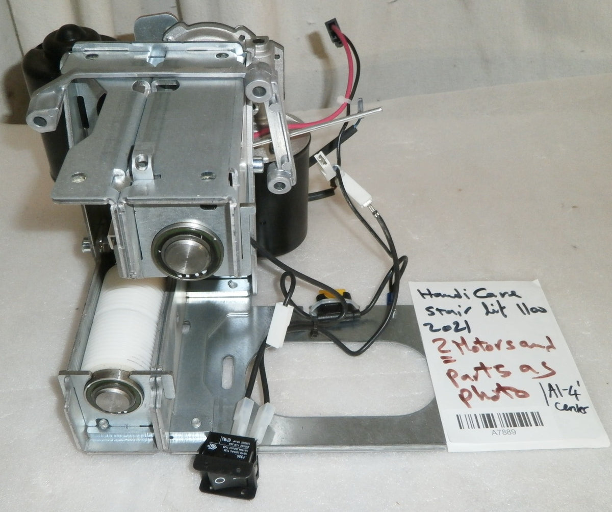 Handicare Stairlift 1100 2021 2 Motors Gearbox Assembly and Parts as Photos