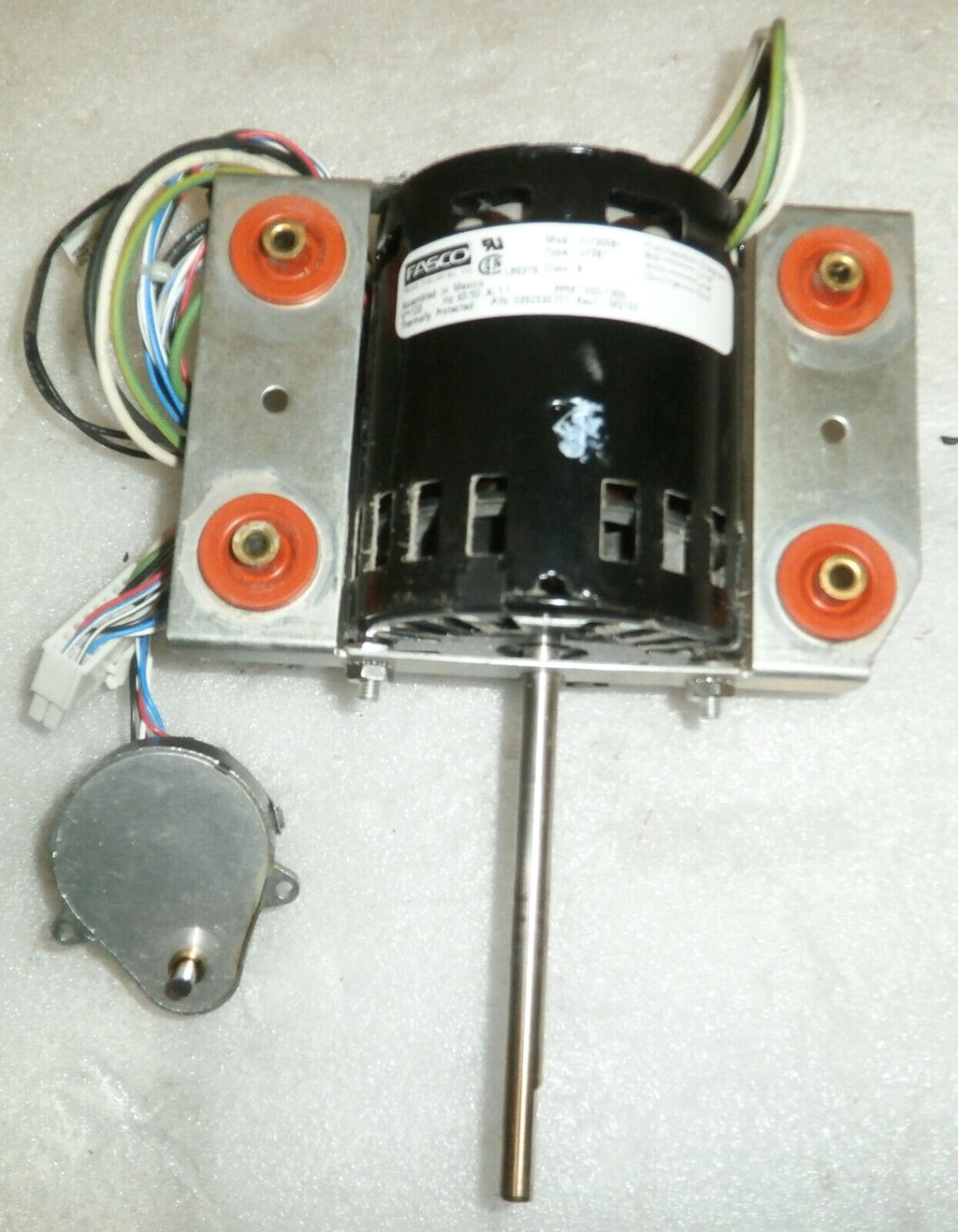VARIAN CP3800 MOTOR MODEL 71730081-TYPE U73B1, AIR GATE CONTROL MOTOR AND PARTS