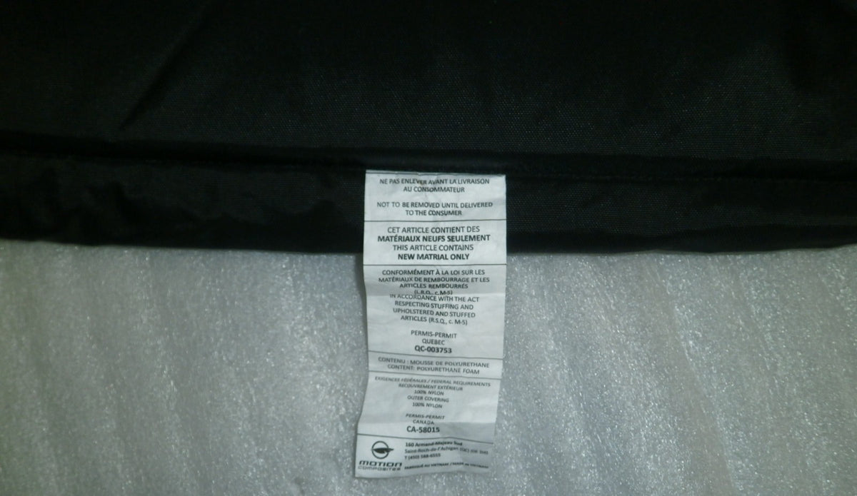 Motion Wheelchair Fabric Adjust Back cover Upholstery Size 20-22" Good Condition