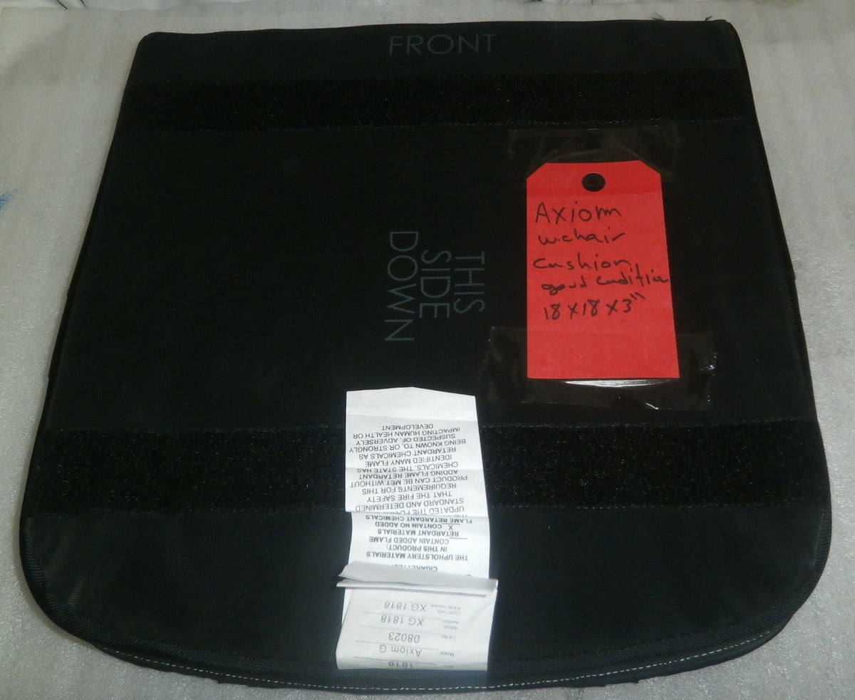 Axiom G Wheelchair Cushion Size 18x18" W/ Cover Good Condition