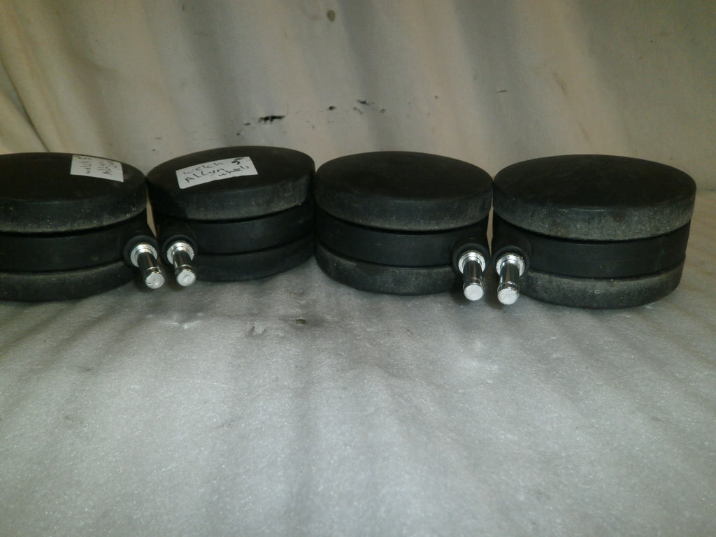 LOT OF 4 WELCH ALLYN WHEEL CASTERS 5" VERY GOOD CONDITION