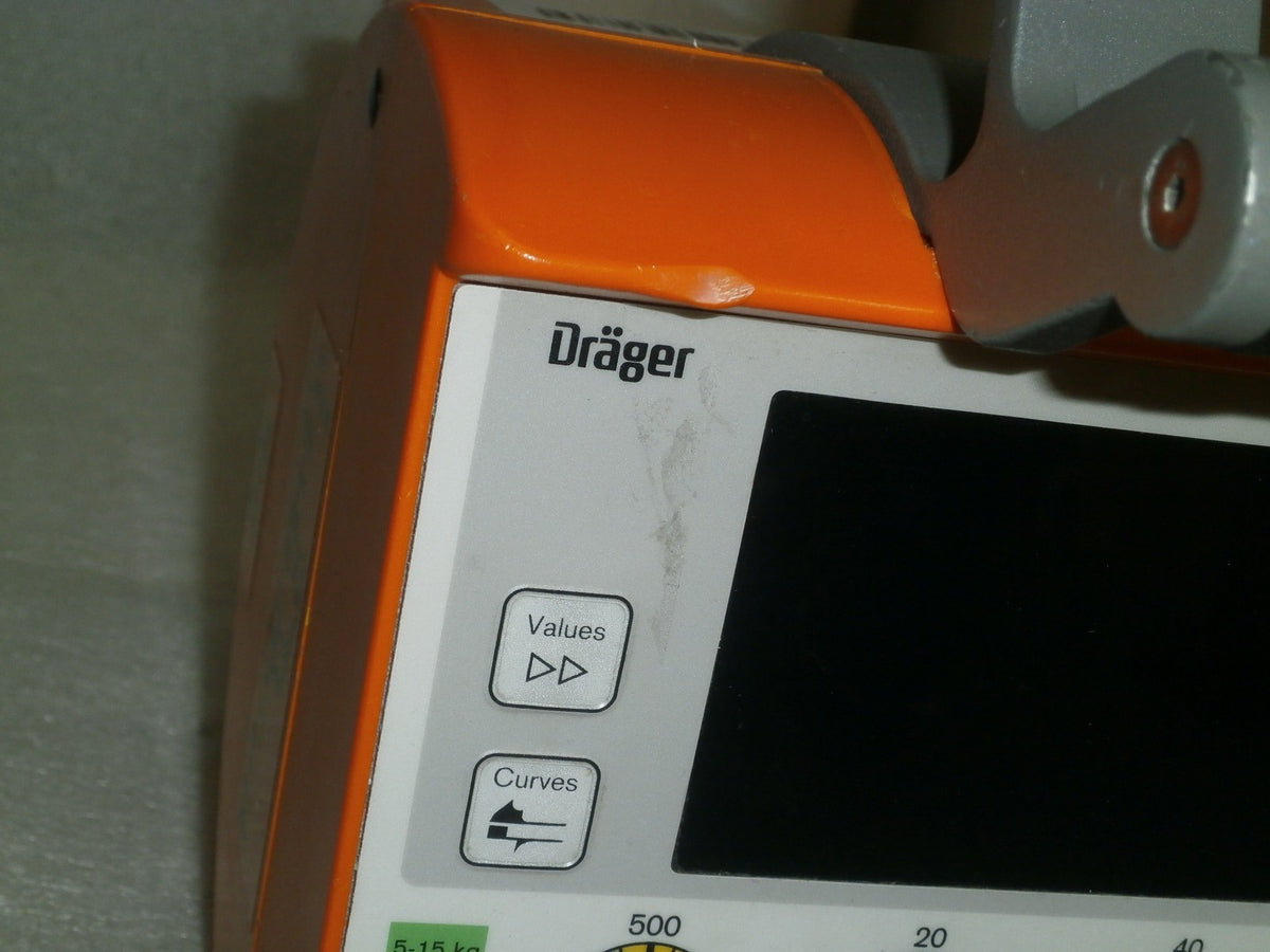 Drager Oxylog 3000 Ventilator 2M86955 - No Power Supply