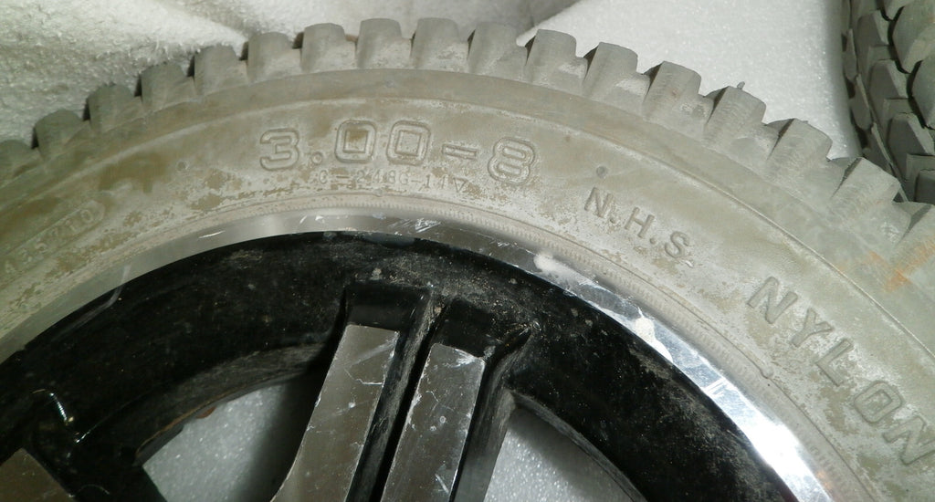 Pair of POWERTRAX PR1MO 3.00-8 Wheelchair Tires