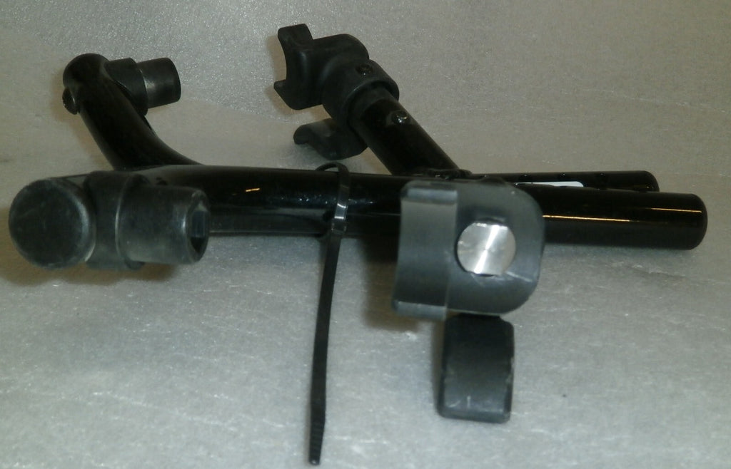 SET OF 2 WHEELCHAIR FOOT REST FRAMES DIMENSION AS PHOTO