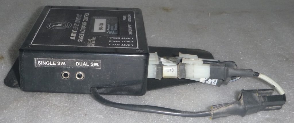 AMY SYSTEMS SINGLE ACTUATOR CONTROL SAC-724 WITH CABLES AS PICTURES