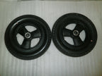 LOT OF 2 QUICKIE IRIS WHEELS PRIMO POWER EXPRESS 62-203 W/ AXLE AS PICTURES
