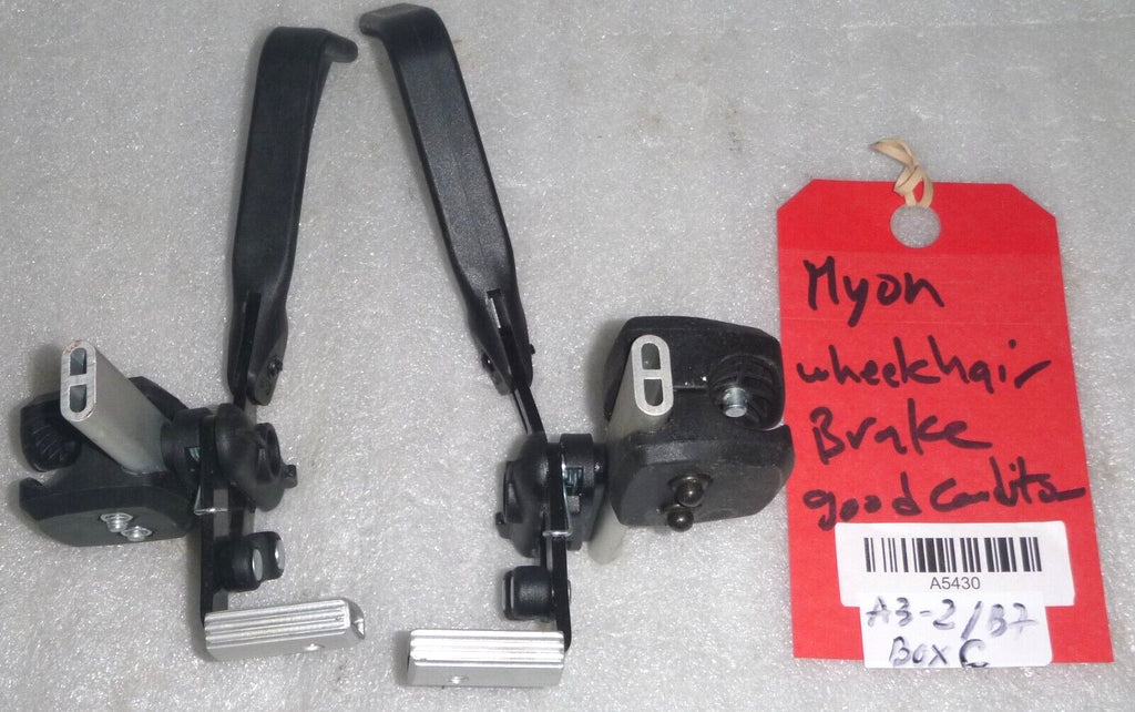 SET OF 2 MYON WHEELCHAIR BRAKES GOOD CONDITION