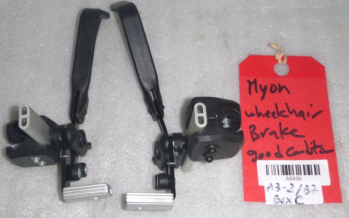 SET OF 2 MYON WHEELCHAIR BRAKES GOOD CONDITION