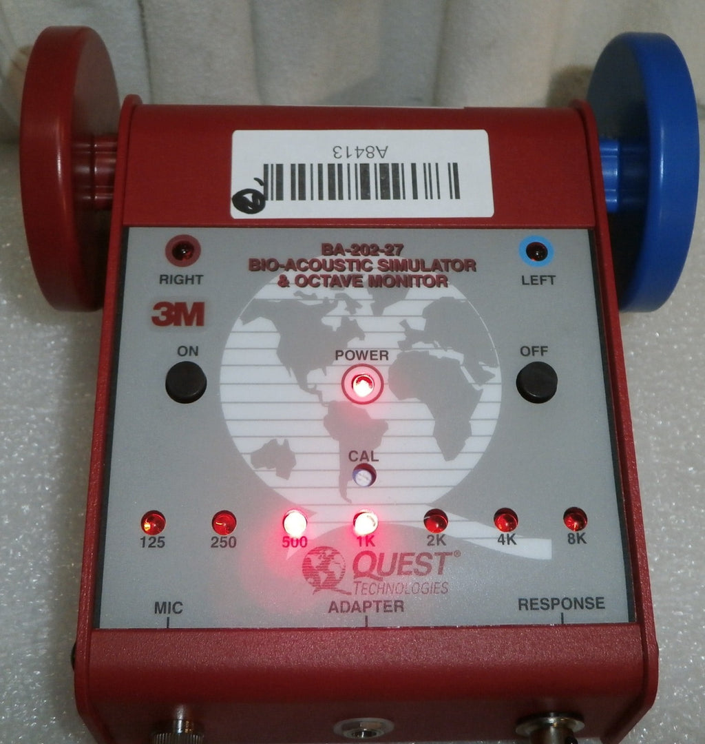 Quest Bio Acoustic Simulator & Octave Monitor BA202 BA-202-27 with accessories