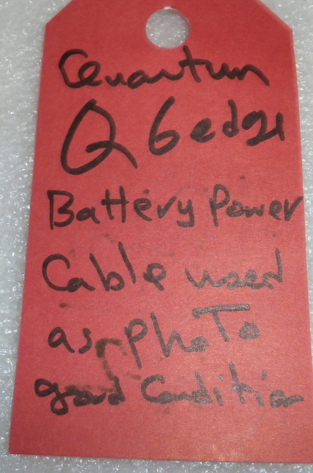 QUANTUM Q6 EDGE WHEELCHAIR BATTERY CABLES WITH FUSE USED GOOD CONDITION