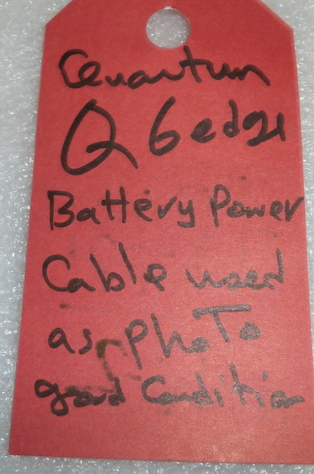 QUANTUM Q6 EDGE WHEELCHAIR BATTERY CABLES WITH FUSE USED GOOD CONDITION
