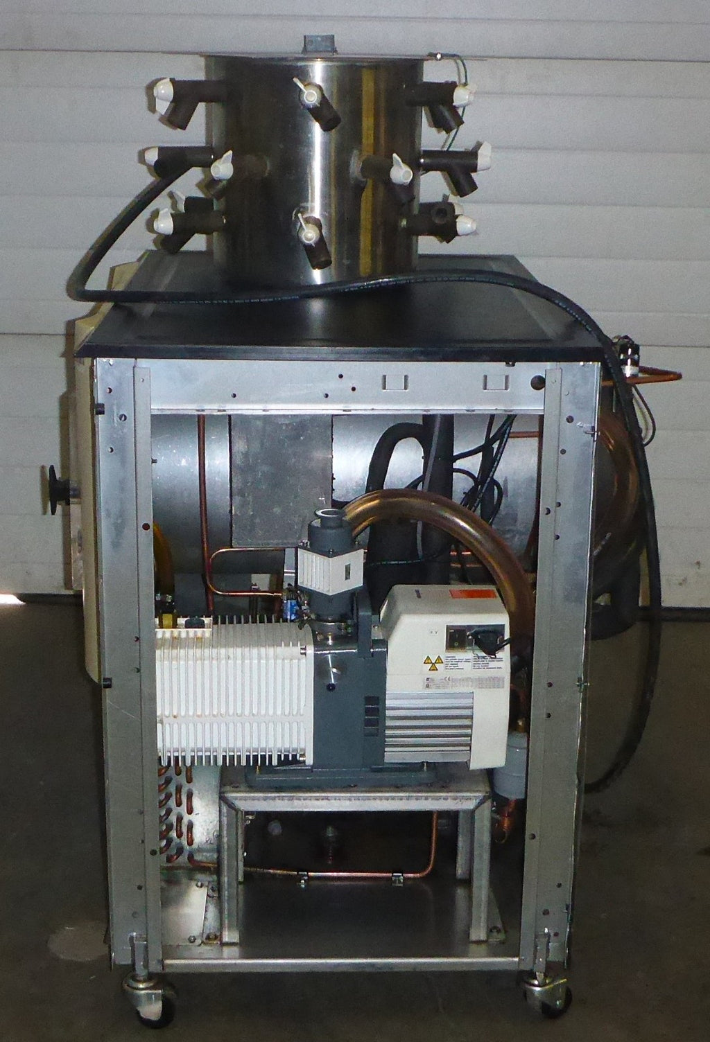 VIRTIS FREEZEMOBILE 35EL FREEZE DRY SYSTEM 440134 WITH TRIVAC VACUUM PUMP