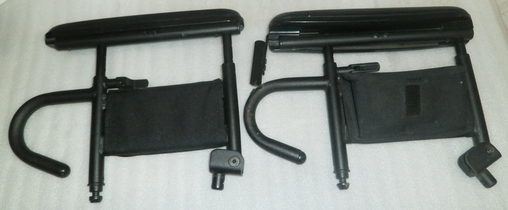 PAIR OF WHEELCHAIR ARM REST MOUNTS FOR QUANTUM EDGE 2.0