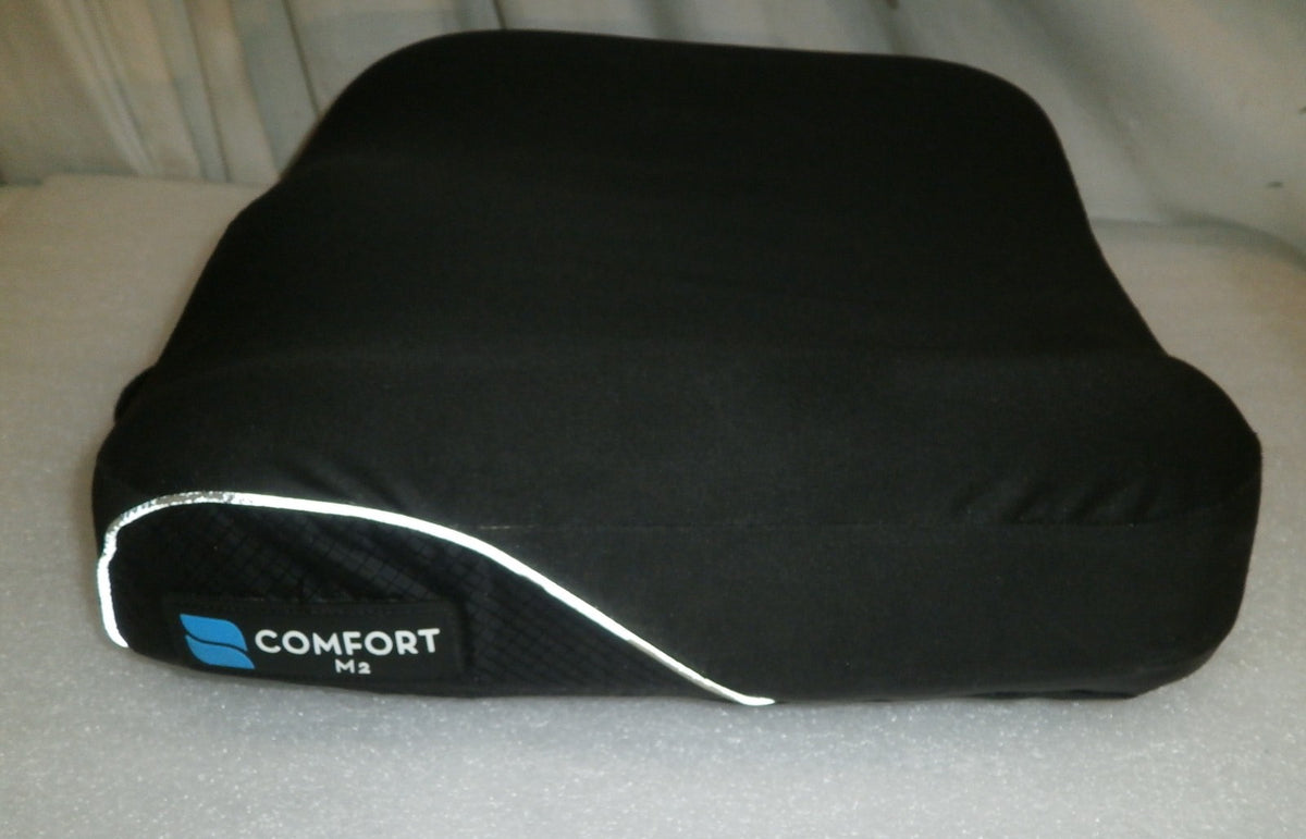 COMFORT M2 WHEELCHAIR CUSHION 16X16 INCH WITH COVER GOOD CONDITION