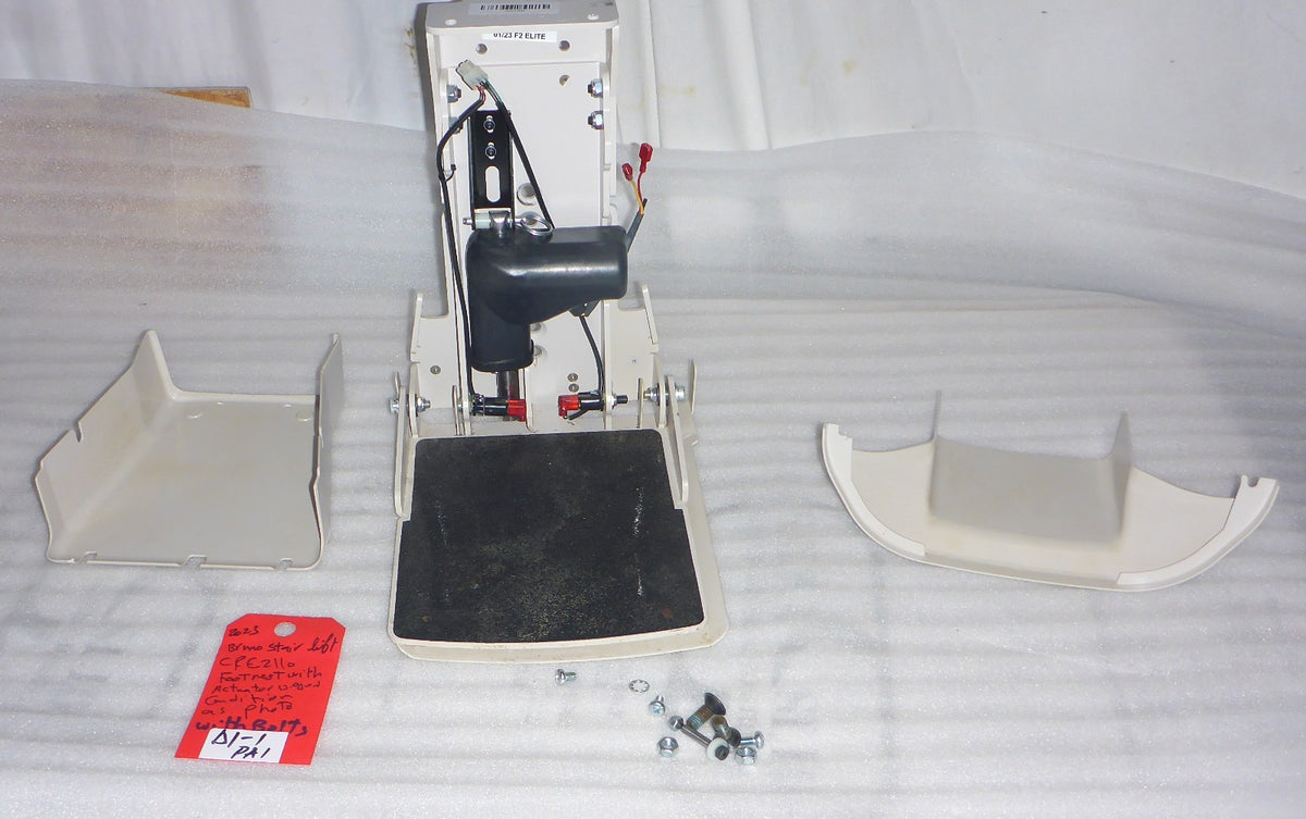2023 BRUNO STAIR LIFT S2 ELITE CRE-2110 FOOTREST WITH ACTUATOR USED GOOD CONDI
