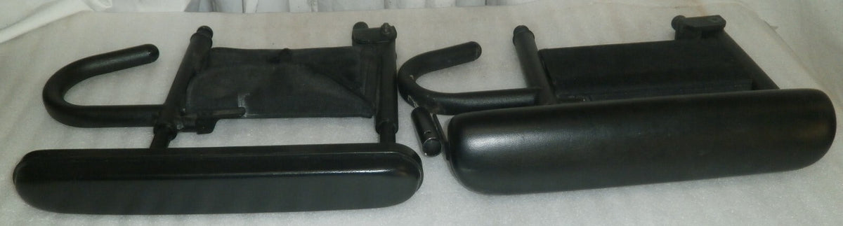 PAIR OF WHEELCHAIR ARM REST MOUNTS FOR QUANTUM EDGE 2.0