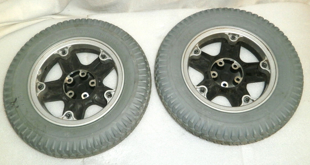 Set of 2 Primo Powertrax J6 Powerchair Wheels 3.00-8/C-2486-5