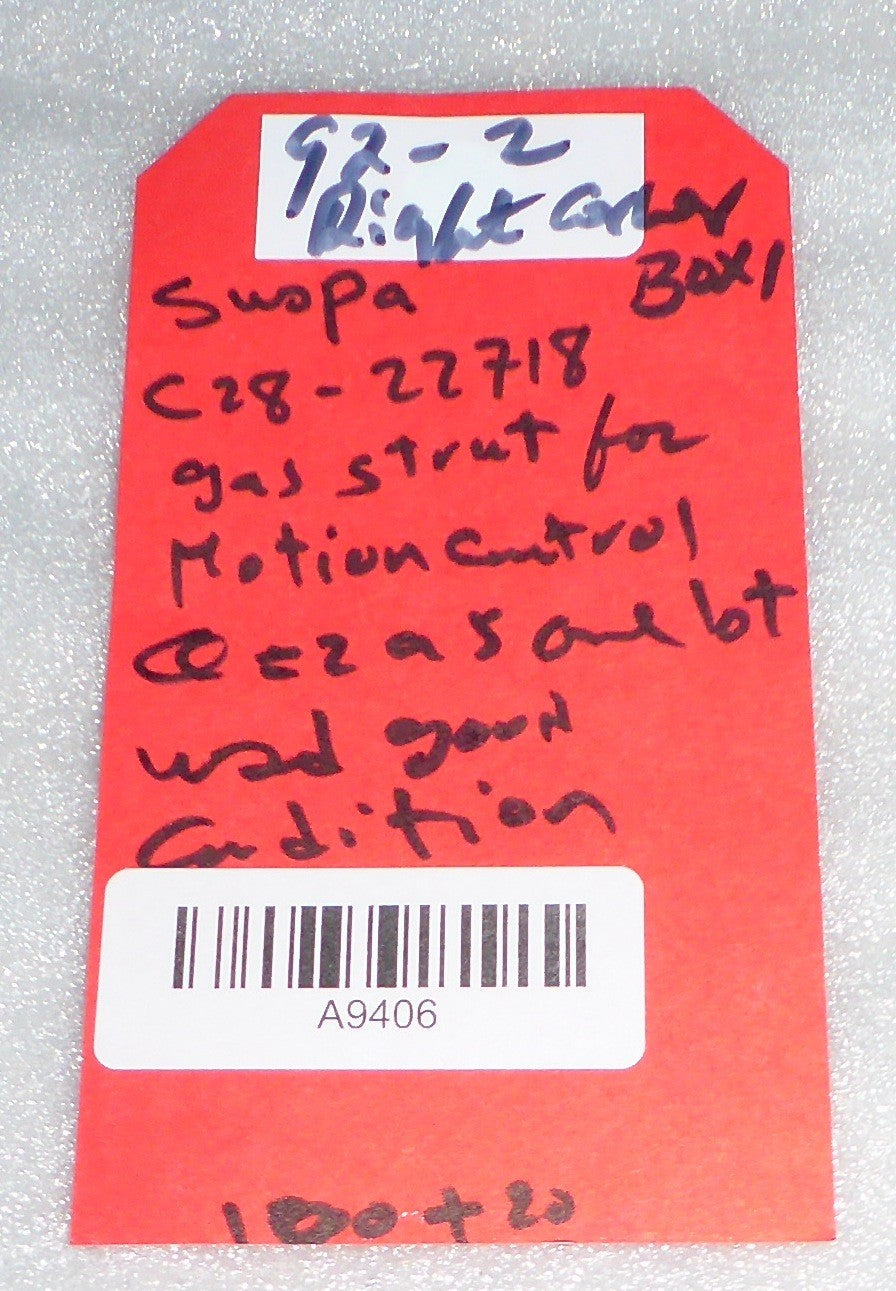 Lot of 2 suspa varilock gas strut for motion control c28-00016 as one lot
