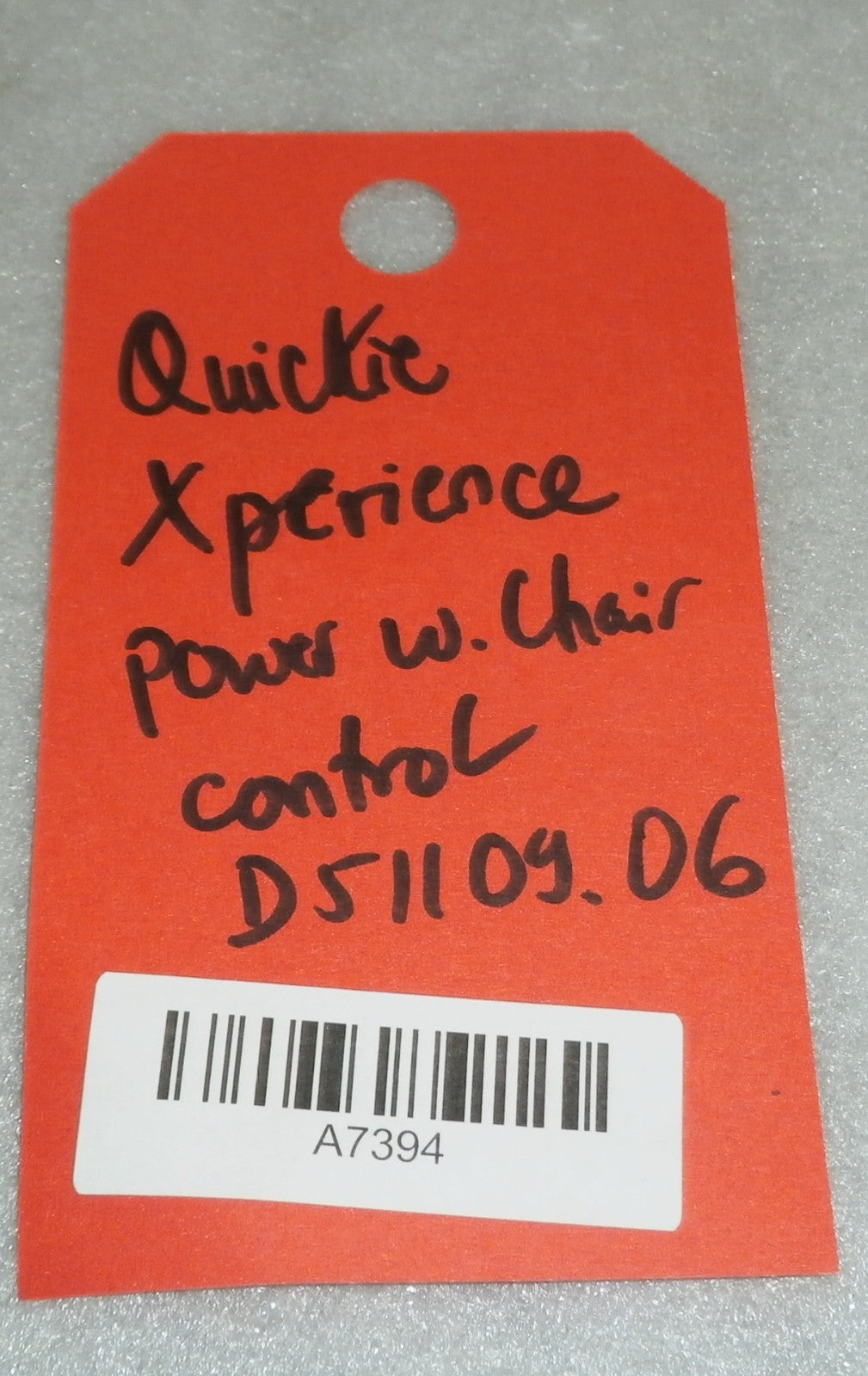 QUICKIE XPERIENCE WHEELCHAIR CONTROL D51109-06 GOOD CONDITION