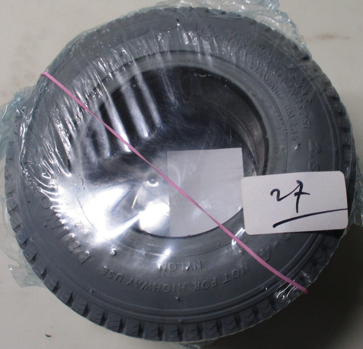 PAIR OF NEW NIGHTHAWK TIRES 280X250X4 PART#: 6504 OPEN BOX