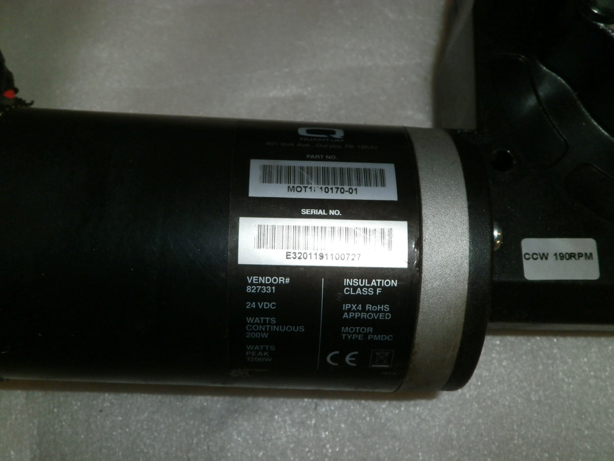 QUICKIE PRIDE MOBILITY MOTORS MOT 1810170-01 AND 1810171-01 VERY GOOD