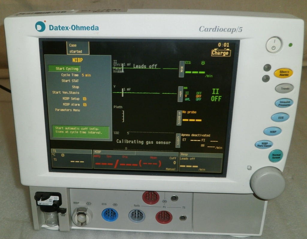 GE Datex-Ohmeda CardioCap 5 Monitor