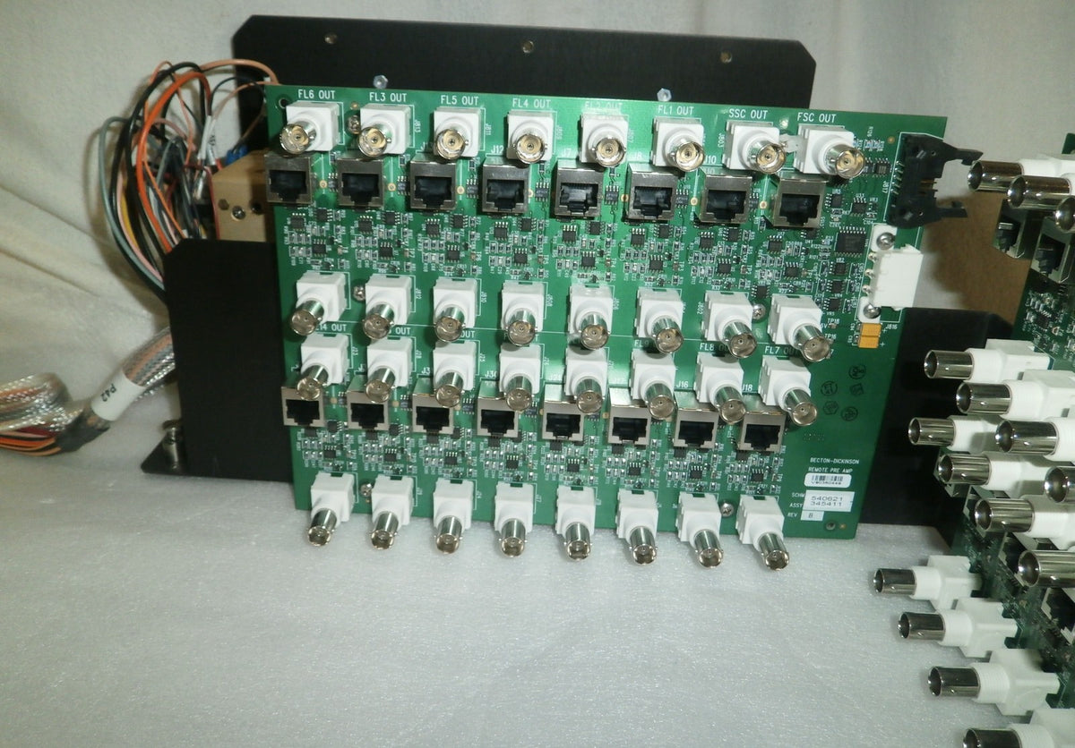 BD Becton Dickinson LSR Flow Cytometer Remote Pre-Amp 540621 345411 Rev B