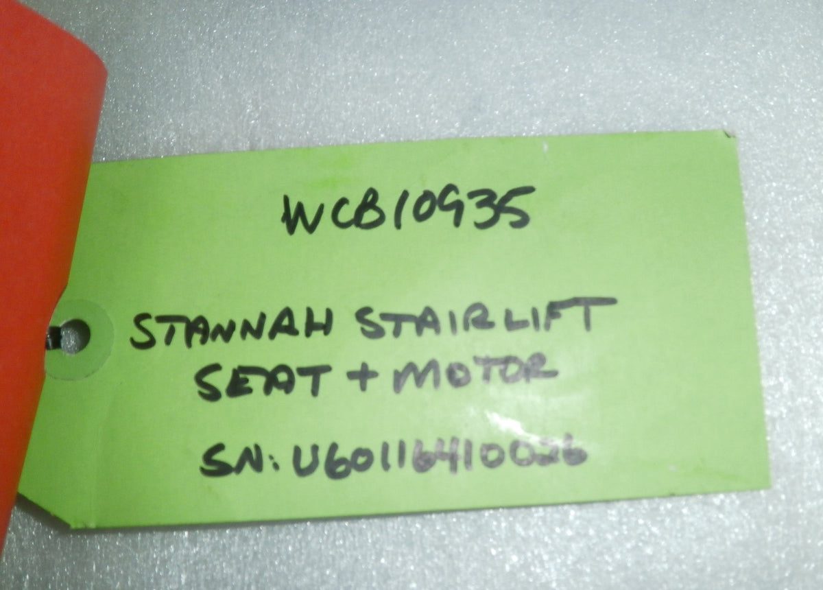 STANNAH STAIRLIFT MOTOR TYPE TW03-1-060-VW-DG PMDC-415 USED GOOD CONDITION