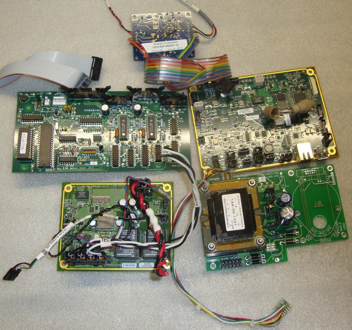 BOARDS FROM ION TORRENT INCLUDING ASSY 8057-11, REVA,ANAHEIM AUTOMATION MDC050-0