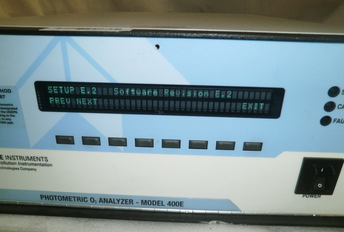 Teledyne Instruments 400E O3 Analyzer Part Number 042000000