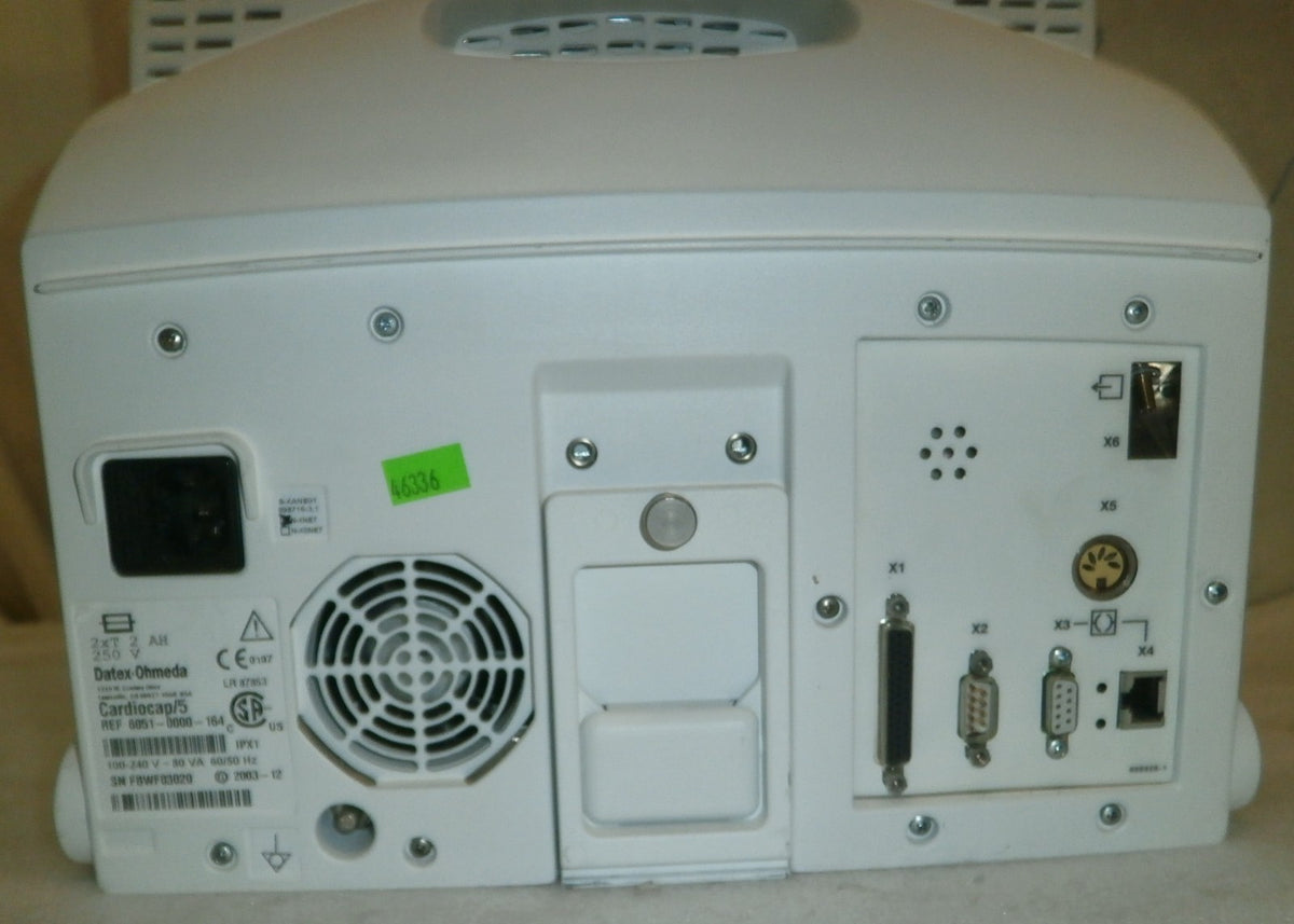 GE Datex-Ohmeda CardioCap 5 Monitor