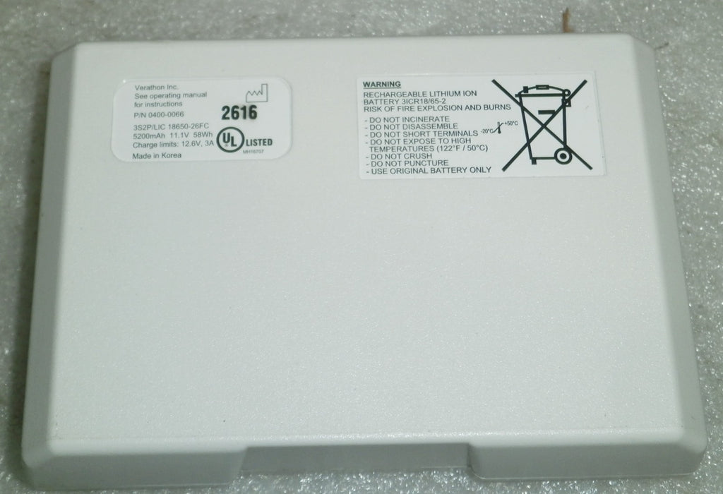 Verathon BVI 9400 Bladder Scan w/ Probe, Battery