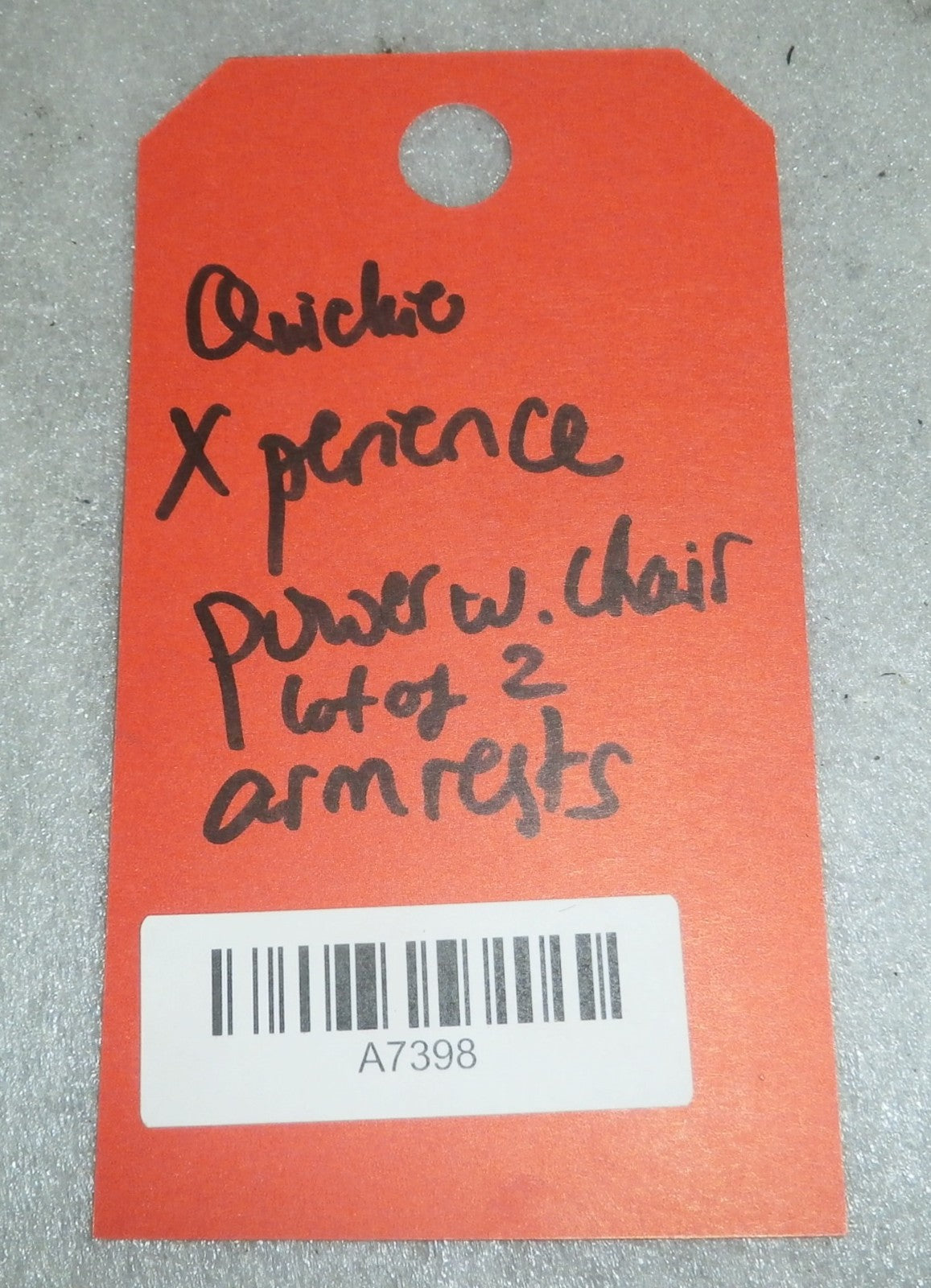 QUICKIE XPERIENCE WHEELCHAIR ARMREST GOOD CONDITION