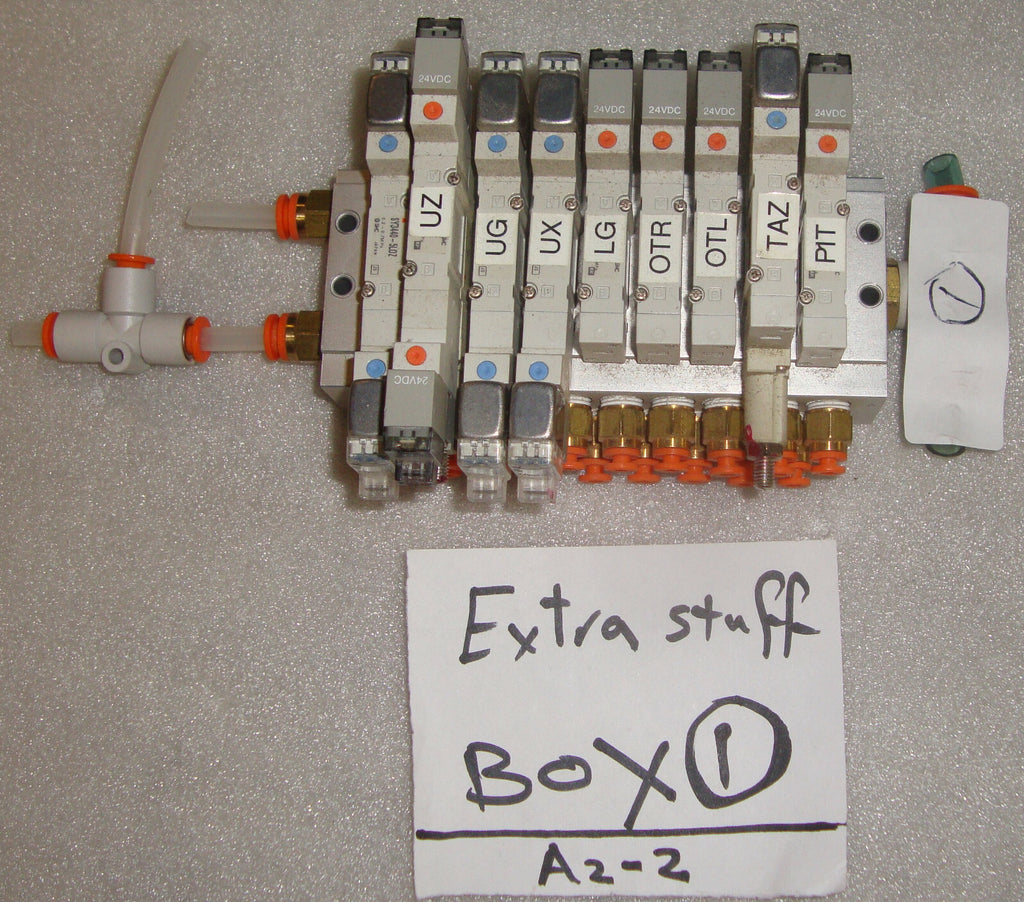 Pneumatic Solenoid Valve 7 OF 24VDC AND 2 OF VDC2 AS PICTURES