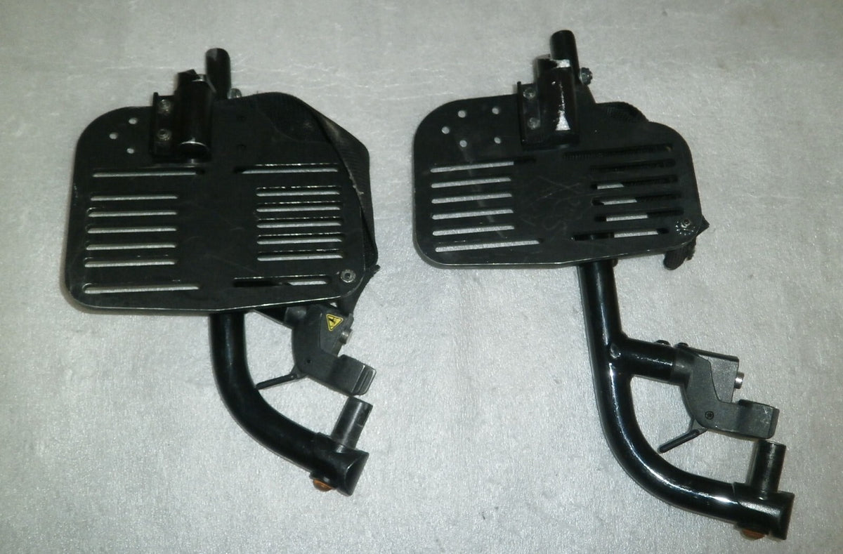 SET OF 2 WHEELCHAIR FOOT REST FRAME DIMENSION AS PHOTO