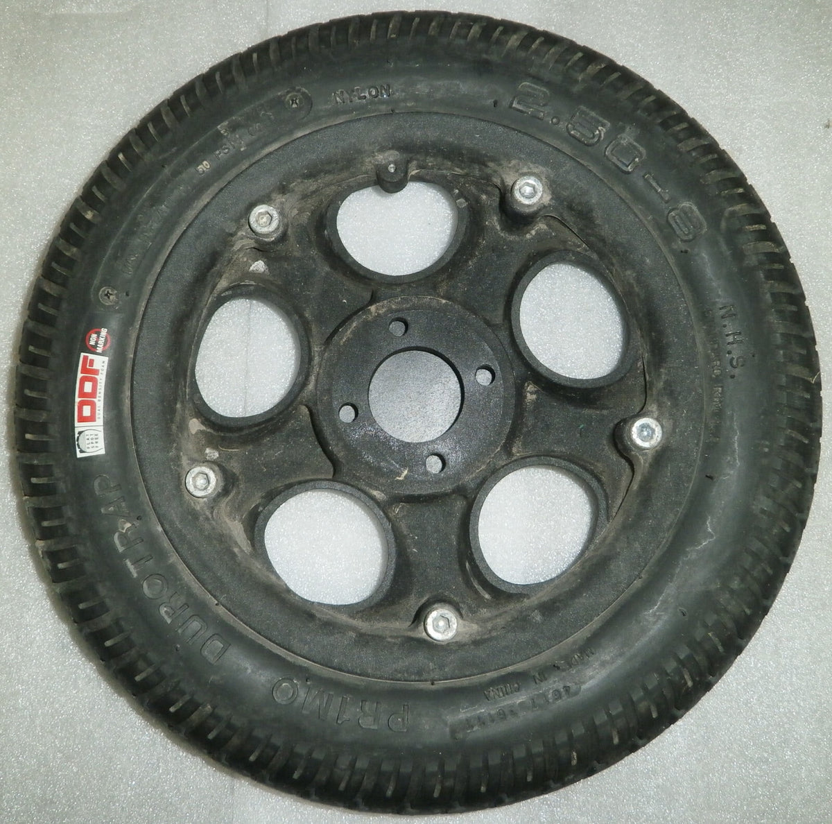 2 WHEELS POWERTRAX 2.50-8 VERY GOOD CONDITION WITH RIMS AS PICTURES