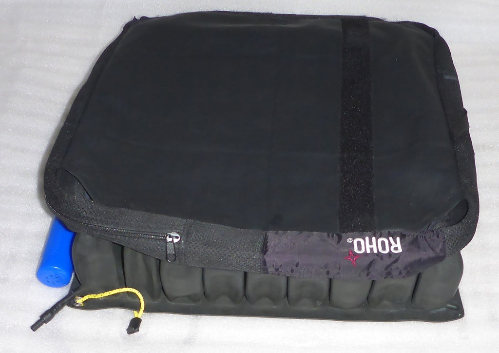 PERMOBIL ROHO WHEELCHAIR CUSHION 16.5X16.5V4.25 INCH WITH PUMP AND COVER 1R99C