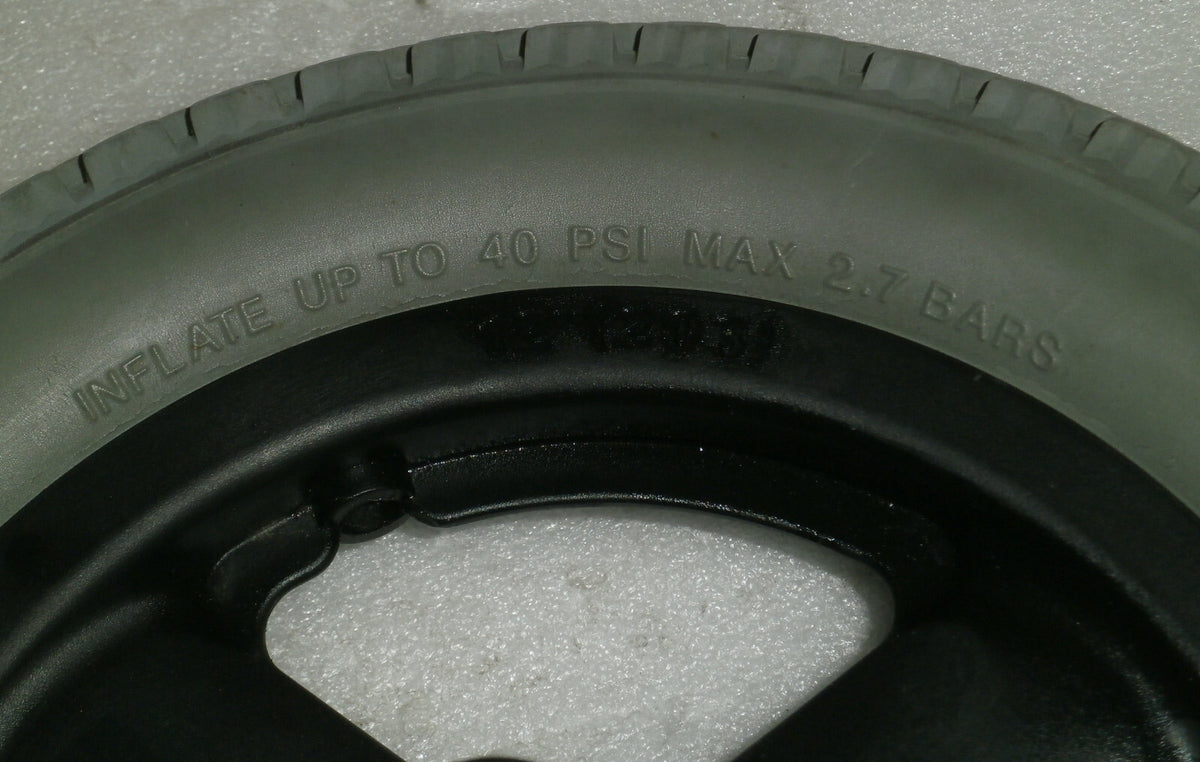 PAIR WHEELCHAIR WHEELS POWER EXPRESS SIZE 62-203 VERY GOOD CONDITION WITH AXLES