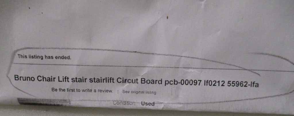 pcb board for bruno 2110 circuit display stair board pcb-00097 (No Tariffs)